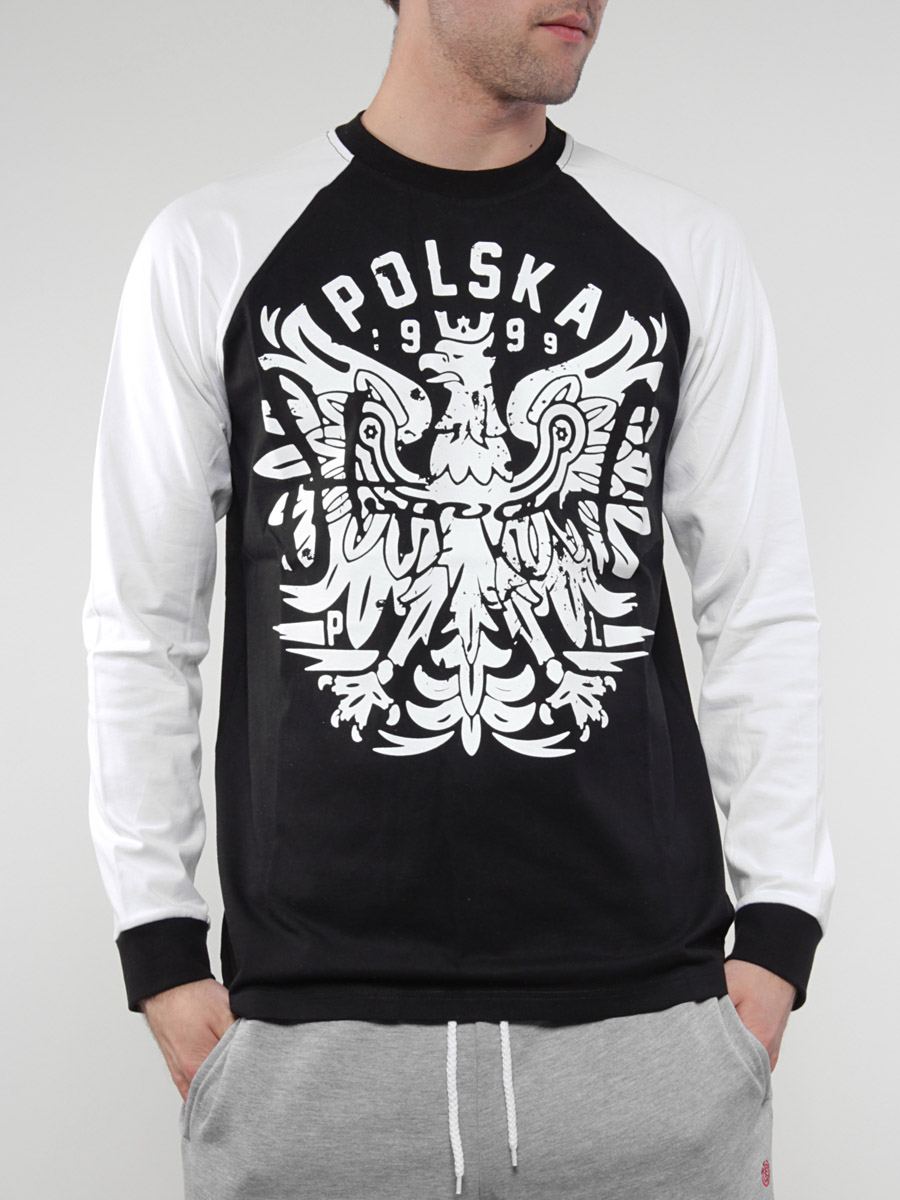 Longsleeve Stoprocent Eagle (black/white)