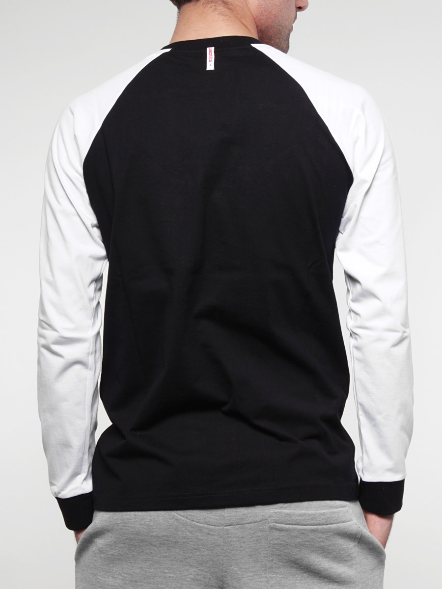 Longsleeve Stoprocent Eagle (black/white)