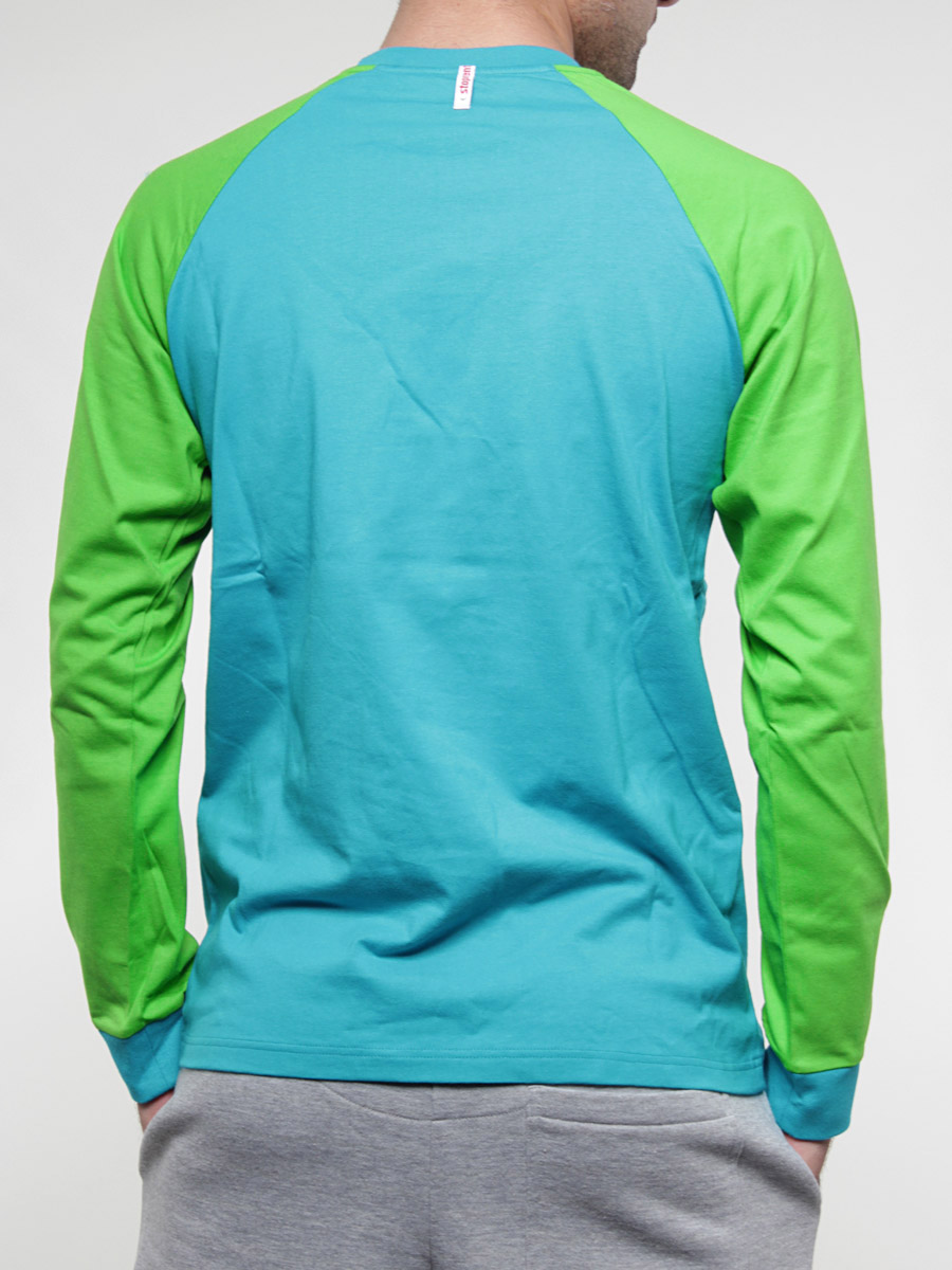 Longsleeve Stoprocent Eagle (blue/green)