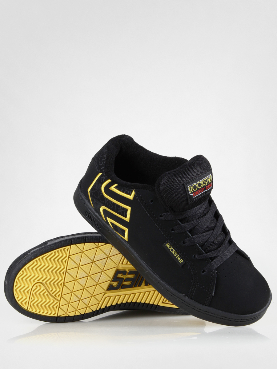 Dziecięce buty Etnies Kids Rockstar Fader (black/yellow/black)