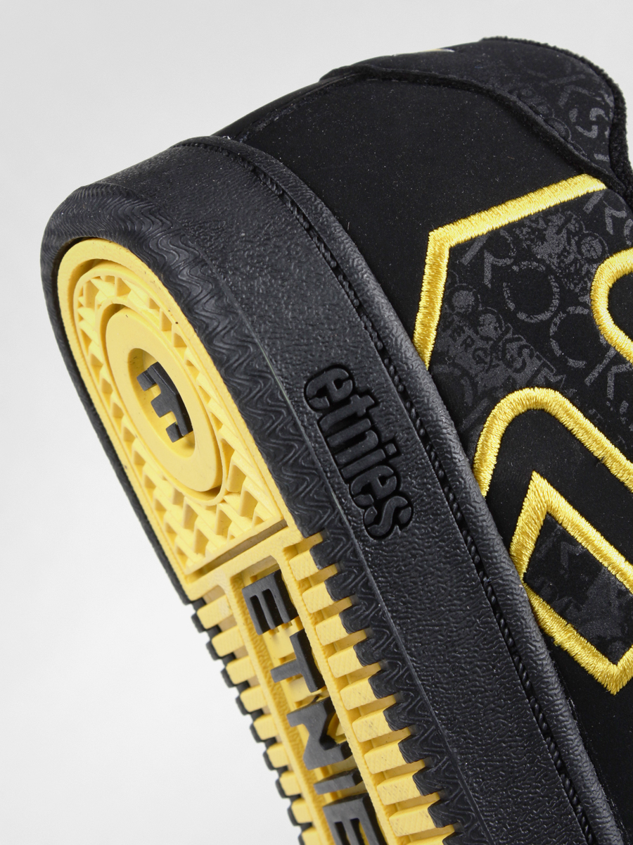 Dziecięce buty Etnies Kids Rockstar Fader (black/yellow/black)