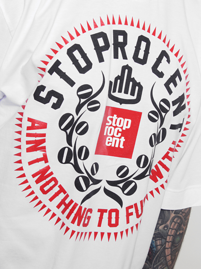 T-Shirt StoProcent TM Aint Nothing (wht)