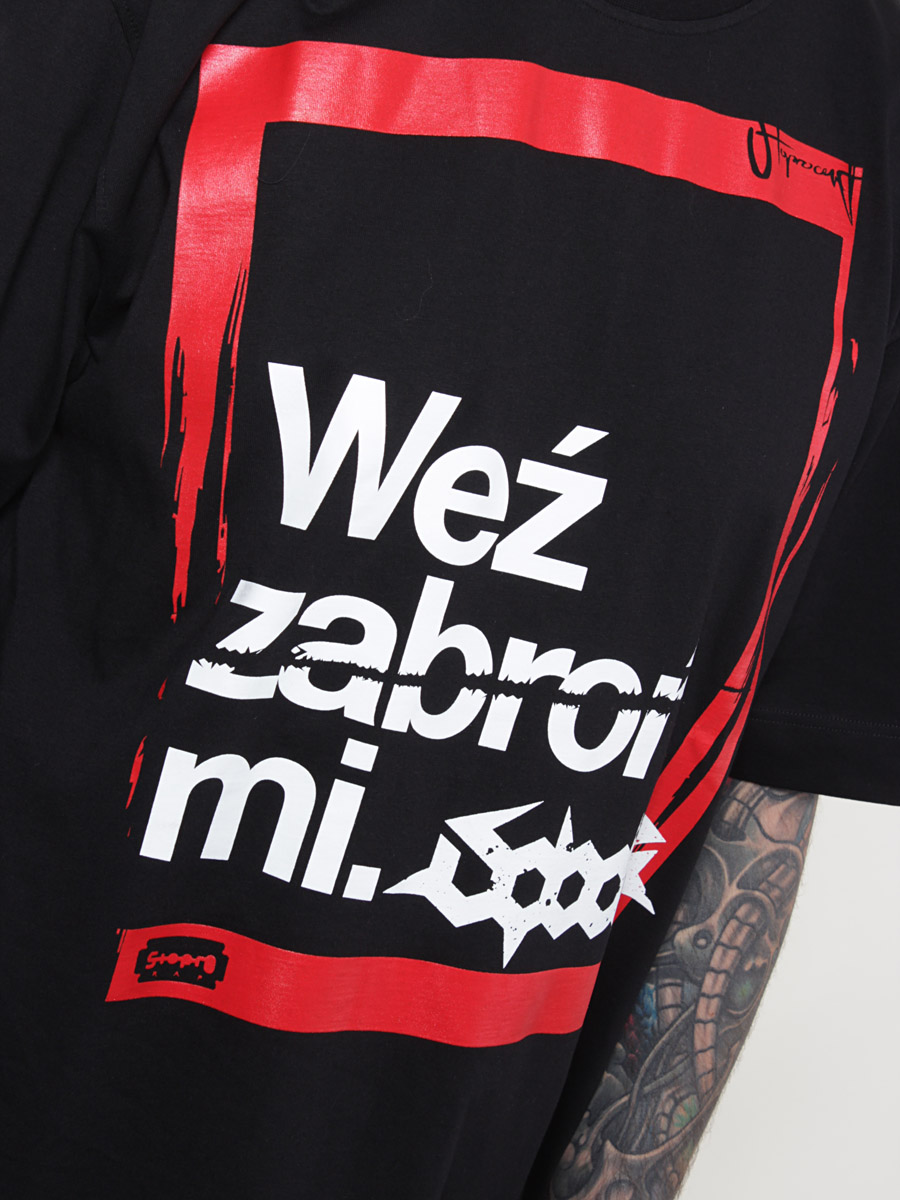 T-Shirt StoProcent Tm Zabroń Mi (blk)