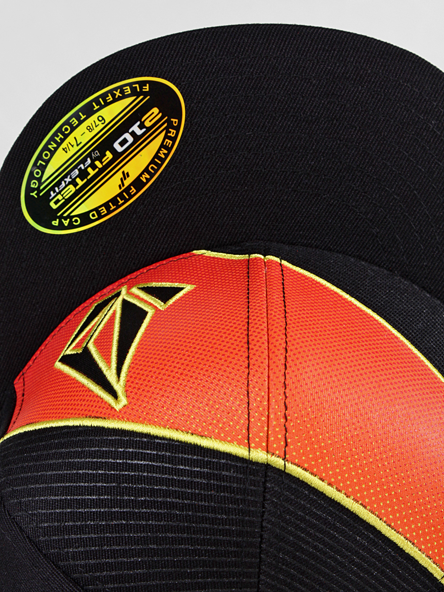 Czapka z daszkiem Volcom Voster 210 Fitted (red)