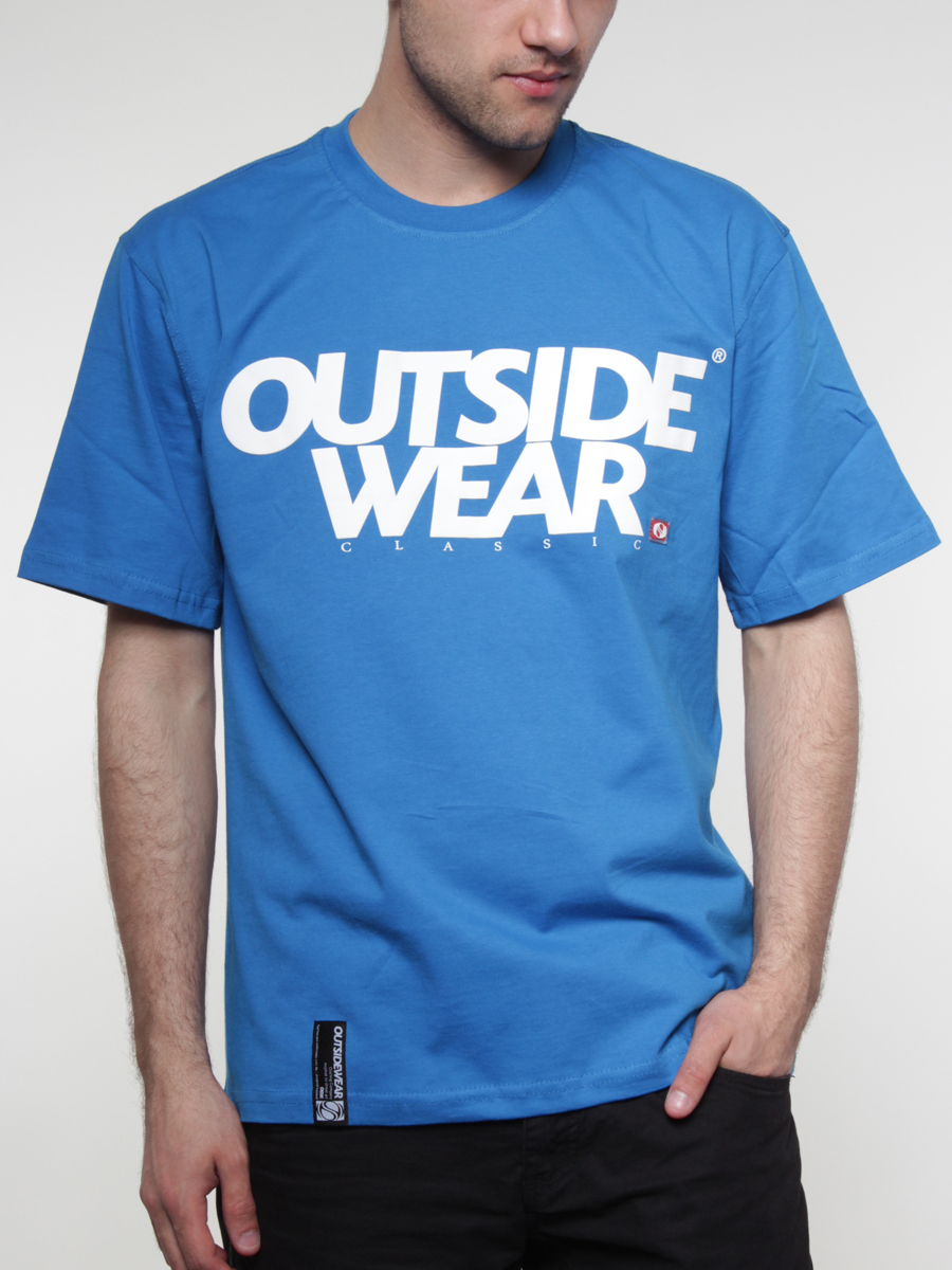 T-Shirt Outsidewear Classic 3 (niebieska)