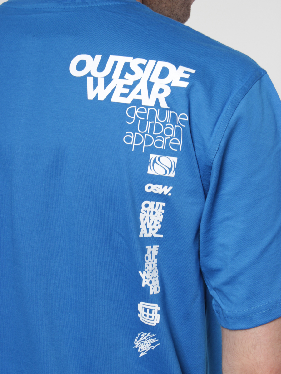 T-Shirt Outsidewear Classic 3 (niebieska)