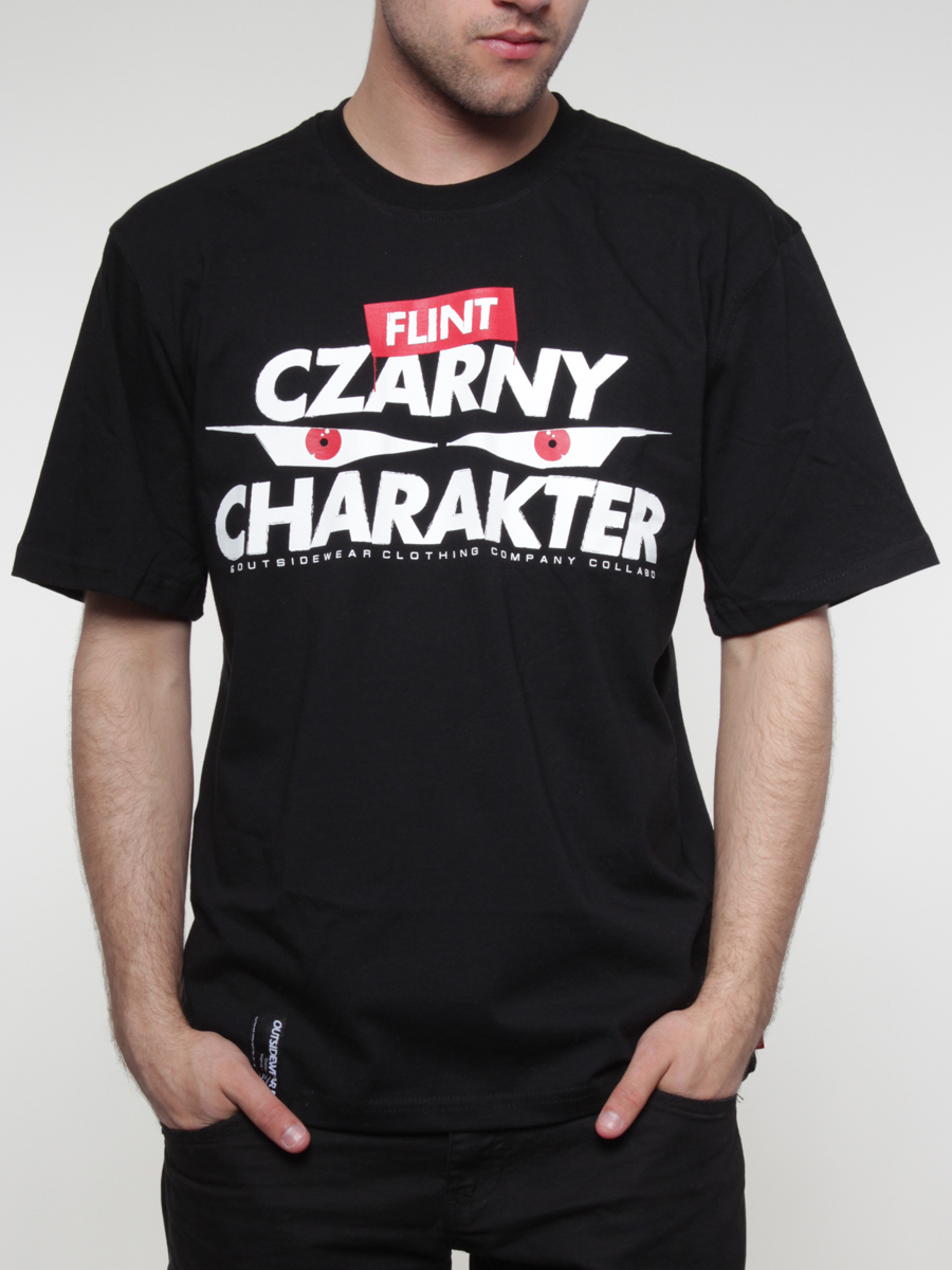 T-Shirt Outsidewear Czarny Charakter (czarny)