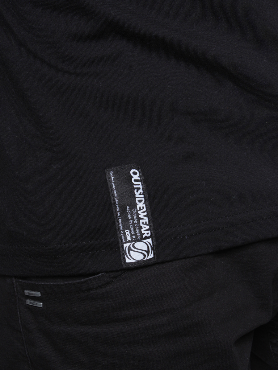 T-Shirt Outsidewear Czarny Charakter (czarny)