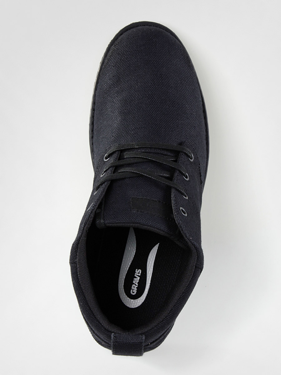 Buty Gravis Carter Canvas (black/raven)
