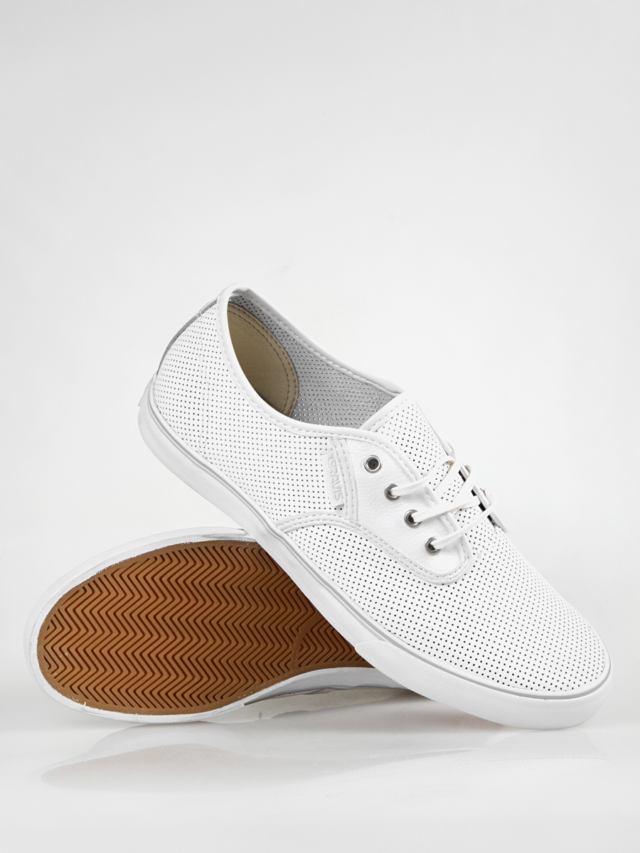 Buty Gravis Slymz Leather (white perf)