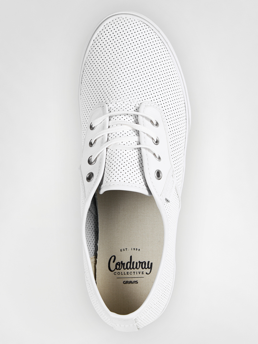 Buty Gravis Slymz Leather (white perf)