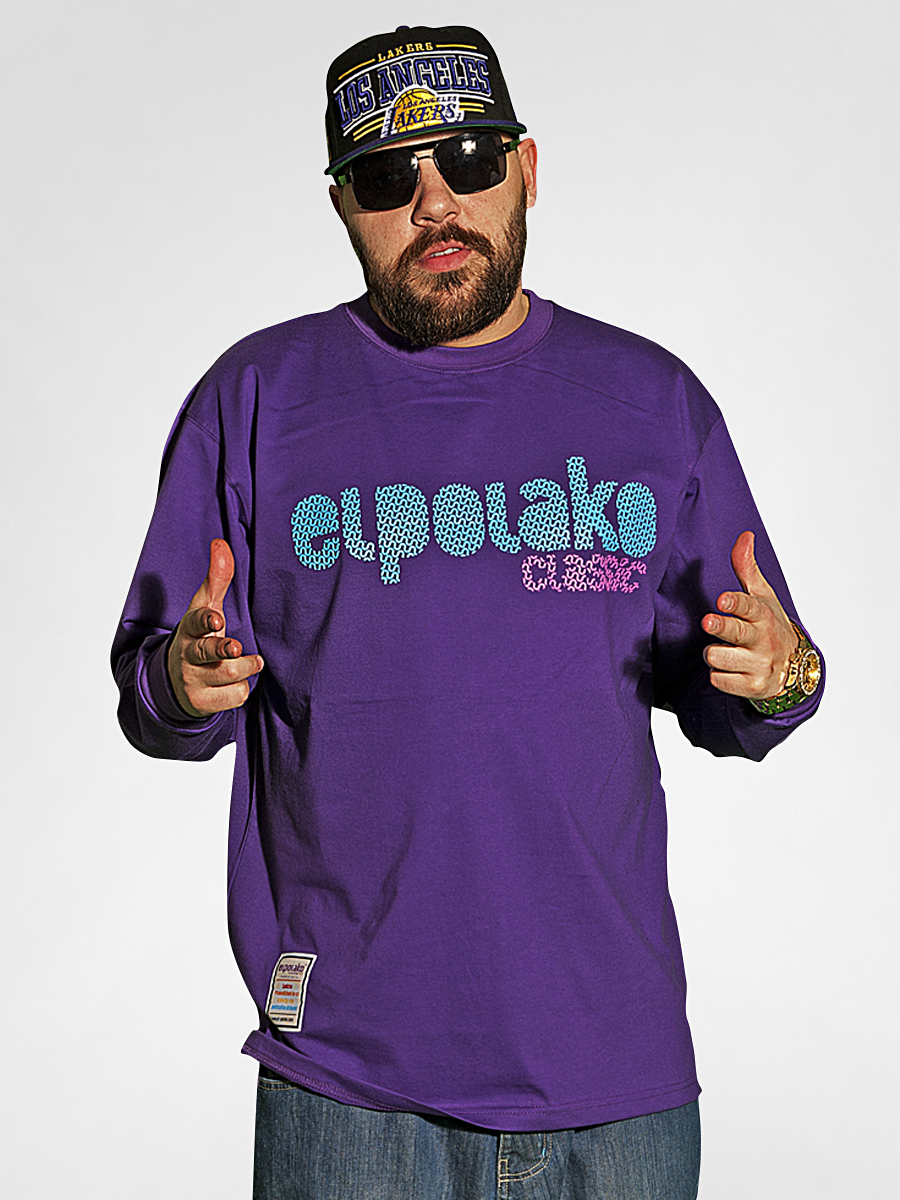 Longsleeve El Polako Ślimak (fioletowy)