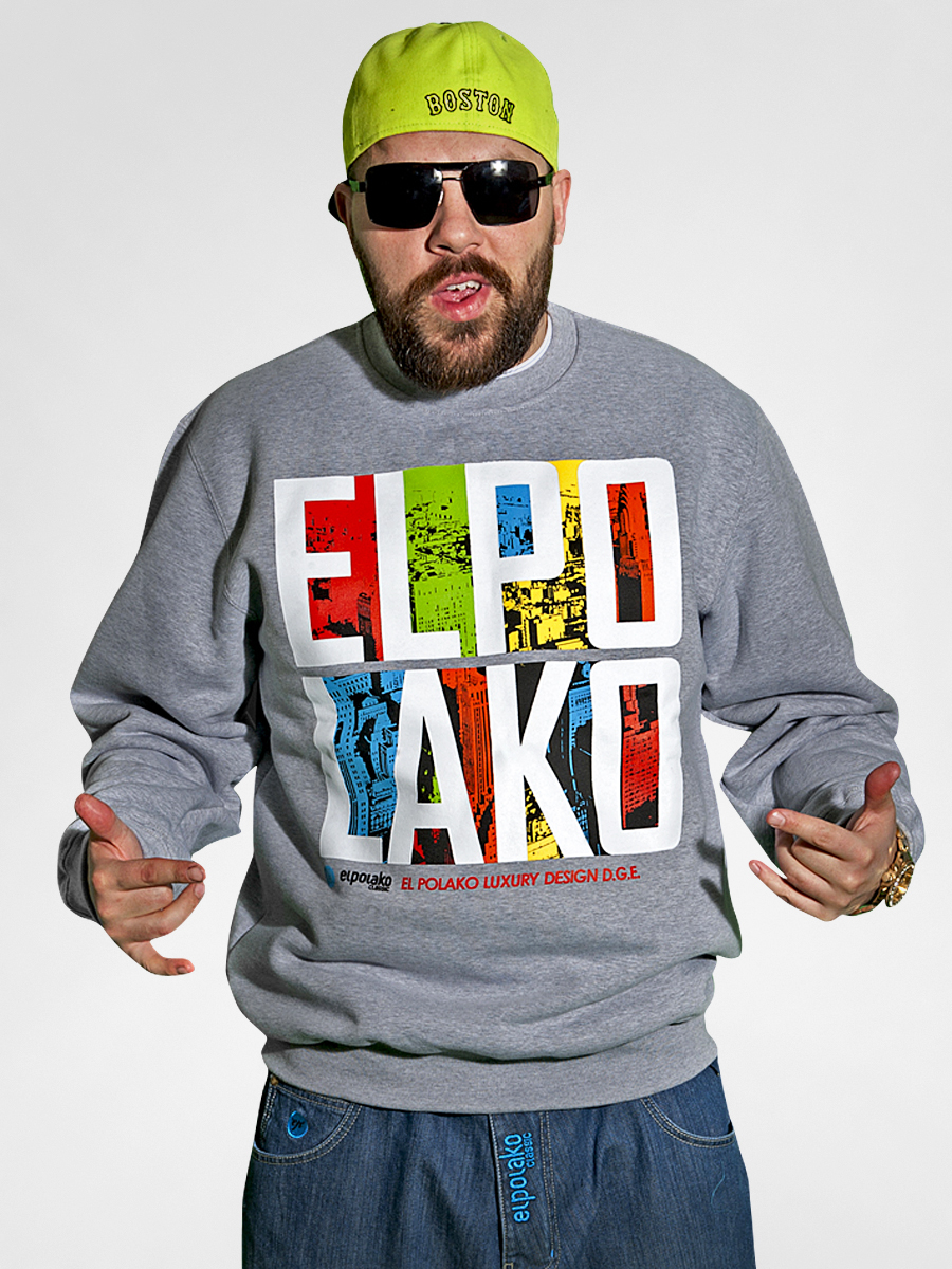 Bluza El Polako Miasto (szara)