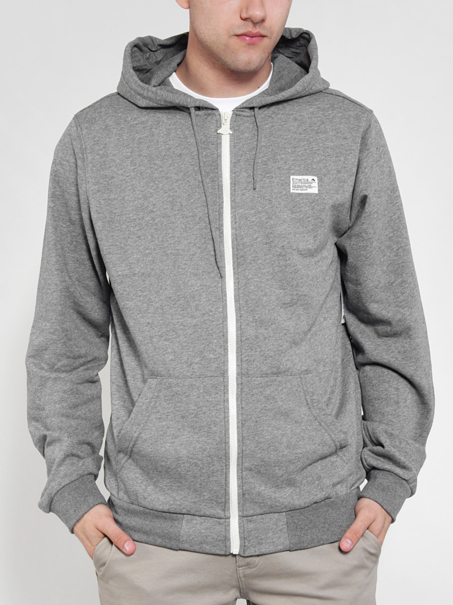Bluza z kapturem Emerica Standard Issue ZHD (grey/heather)