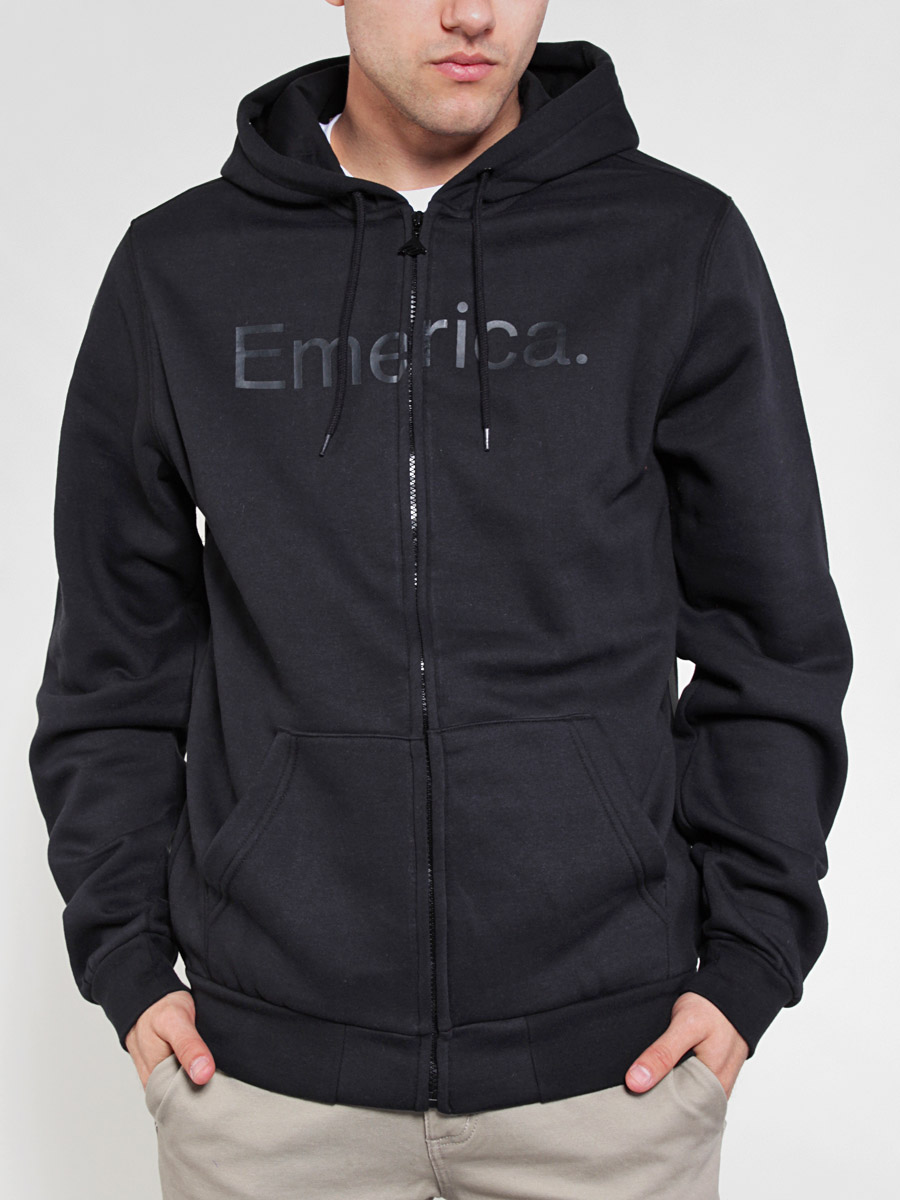 Bluza z kapturem Emerica Pure Solid ZHD (black/black)