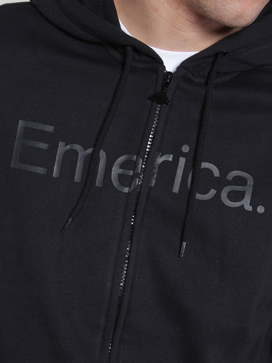 Bluza z kapturem Emerica Pure Solid ZHD (black/black)
