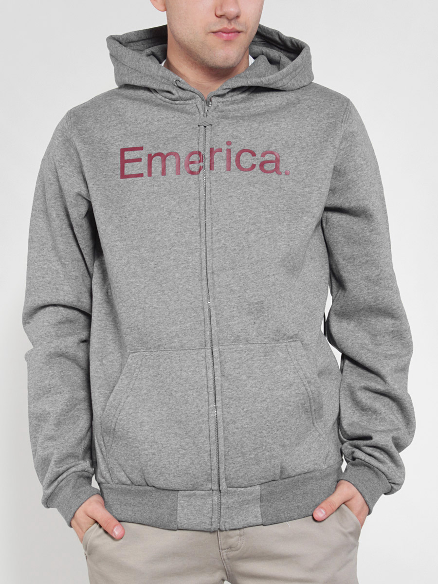 Bluza z kapturem Emerica Pure Solid ZHD (grey/heather)