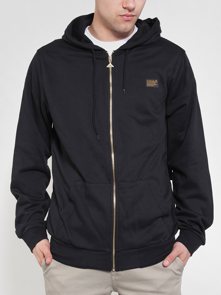 Bluza z kapturem Emerica Standard Issue ZHD (black/gold)