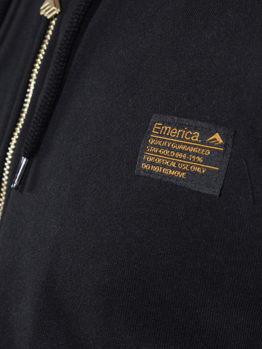 Bluza z kapturem Emerica Standard Issue ZHD (black/gold)