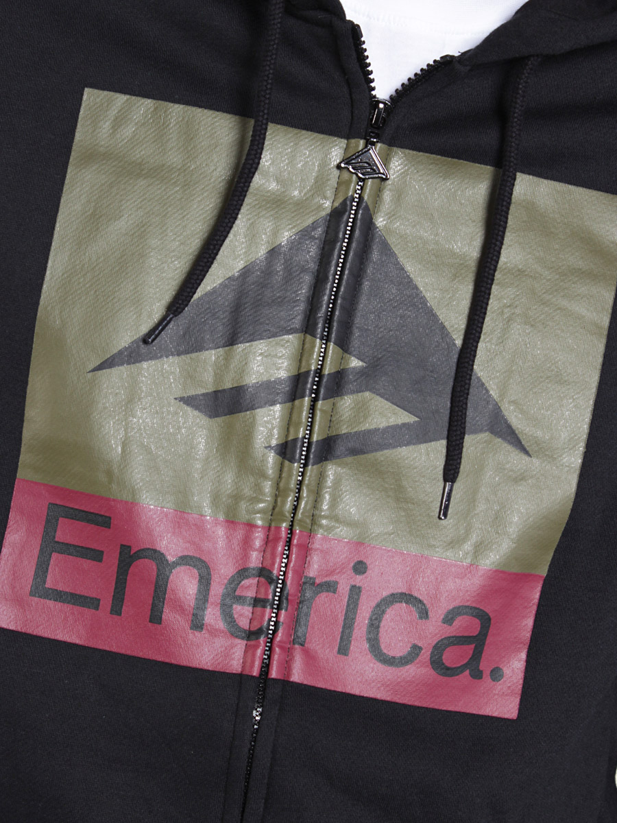 Bluza z kapturem Emerica Combo ZHD (black/black)