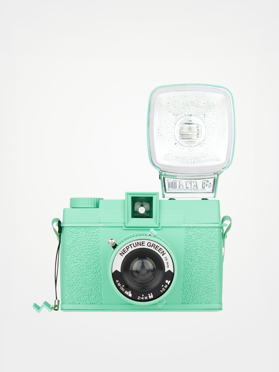 Aparat fotograficzny Lomography Diana F+ Neptune Green