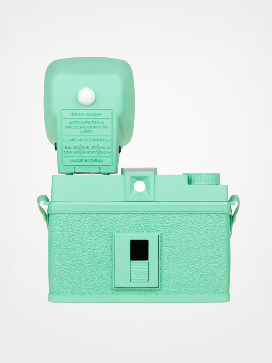 Aparat fotograficzny Lomography Diana F+ Neptune Green