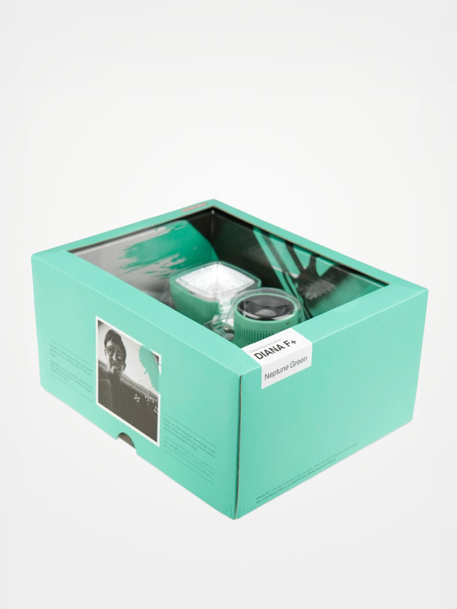 Aparat fotograficzny Lomography Diana F+ Neptune Green