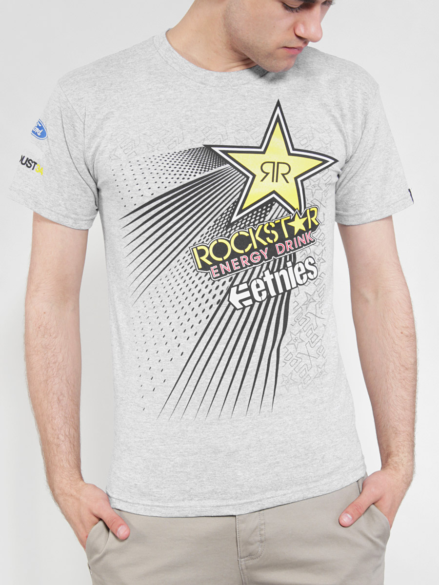 T-Shirt Etnies Burst Rally (grey heather)