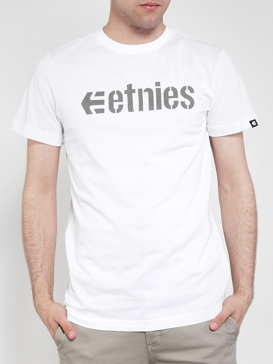 T-Shirt Etnies Corporate (white/grey)