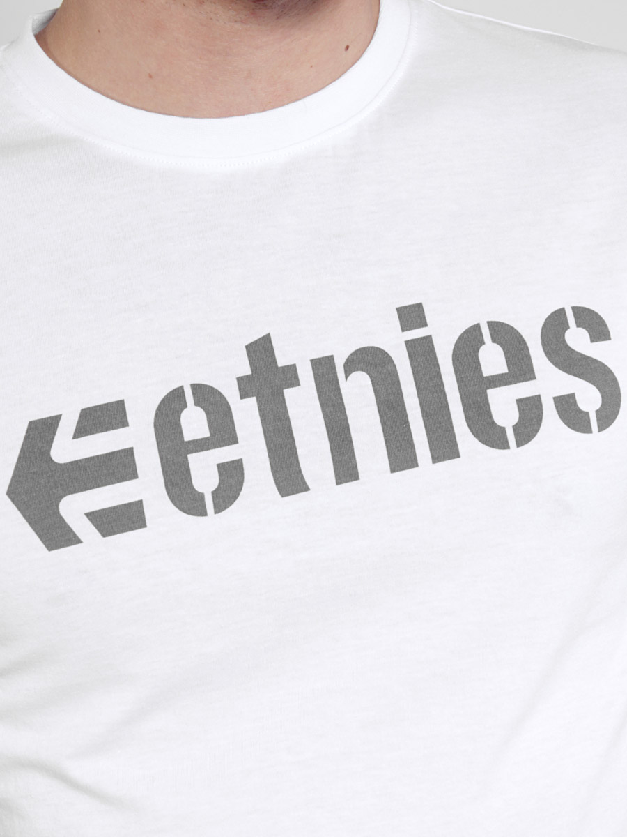 T-Shirt Etnies Corporate (white/grey)