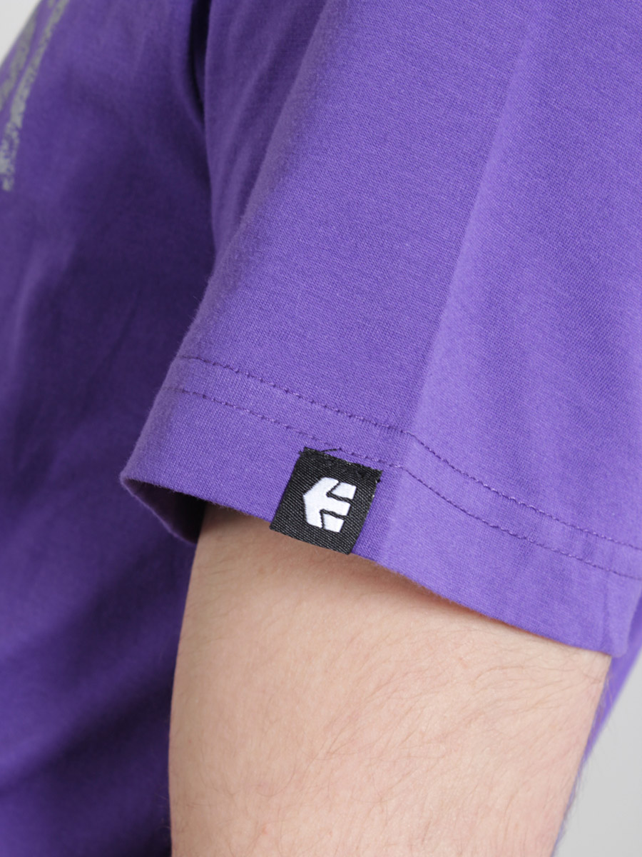 T-Shirt Etnies Stencil Box (grey/purple)