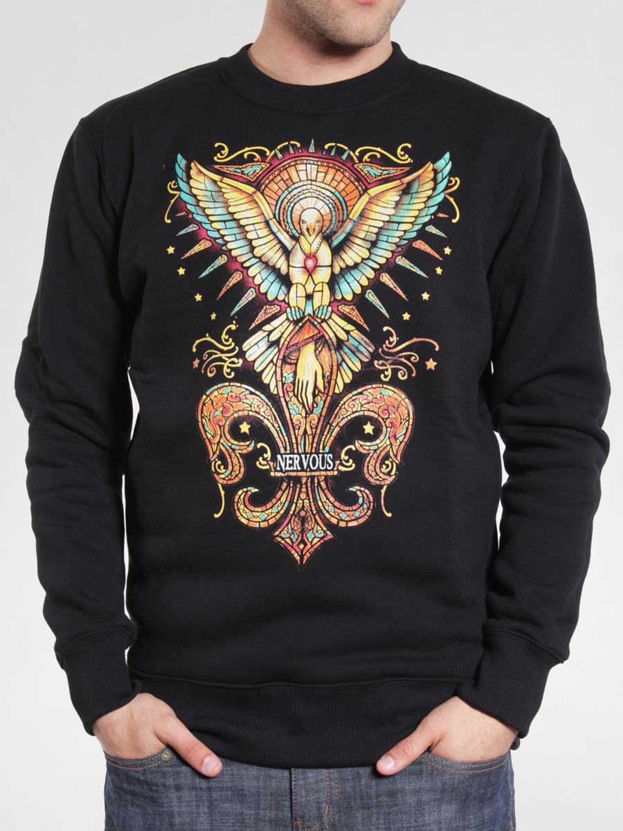 Bluza Nervous Crew Dove (black)