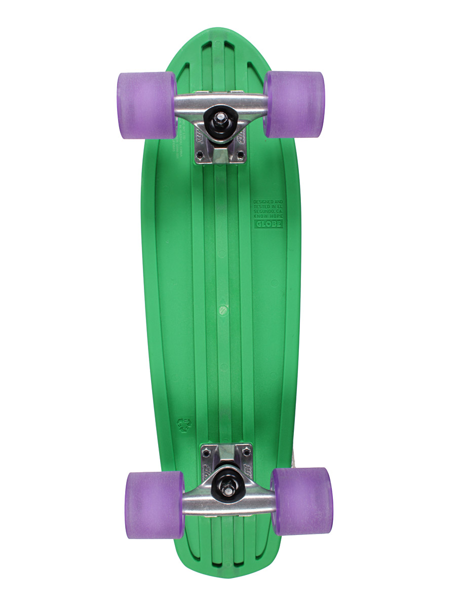 Cruiser Globe Bantam Retro Ripper (green/raw/clear purple)