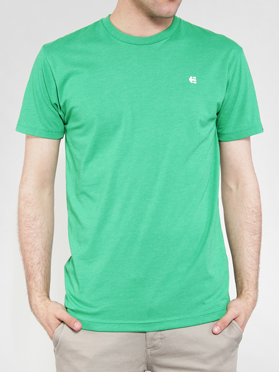 T-Shirt Etnies Small Icon (green/heather)