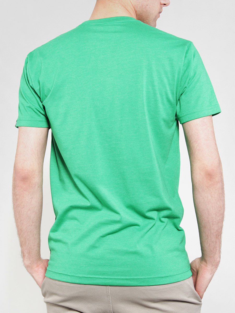 T-Shirt Etnies Small Icon (green/heather)
