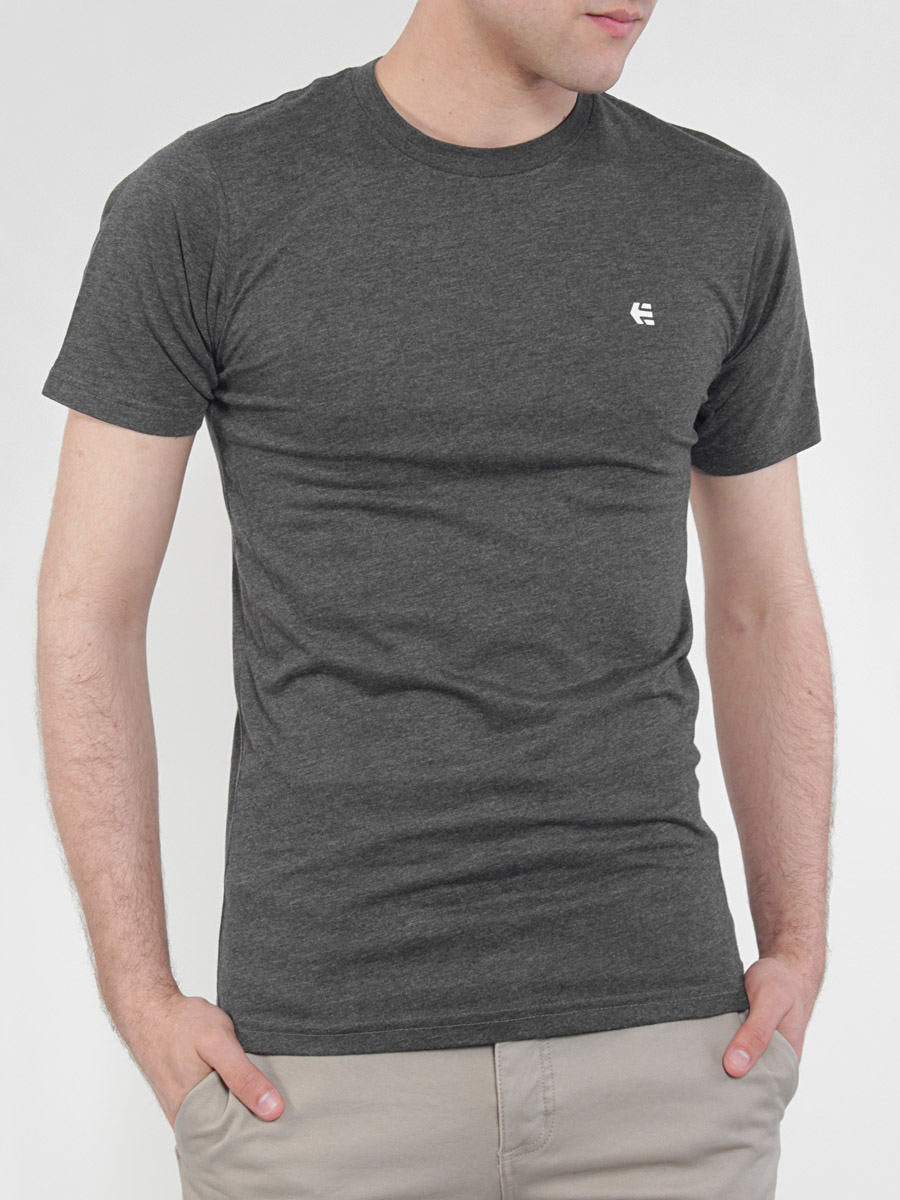 T-Shirt Etnies Small Icon (charcoal/heather)