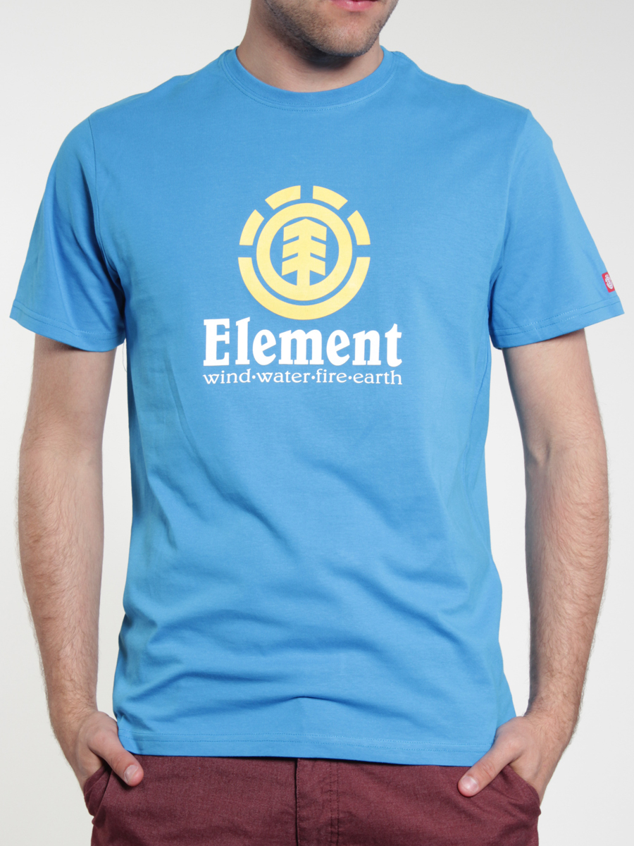 T-Shirt Element Vertical (aztec blue)