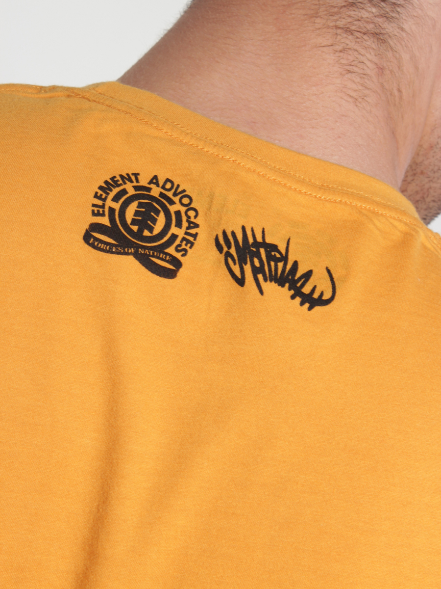 T-Shirt Element Eat, Sleep, Dream (mandarine)