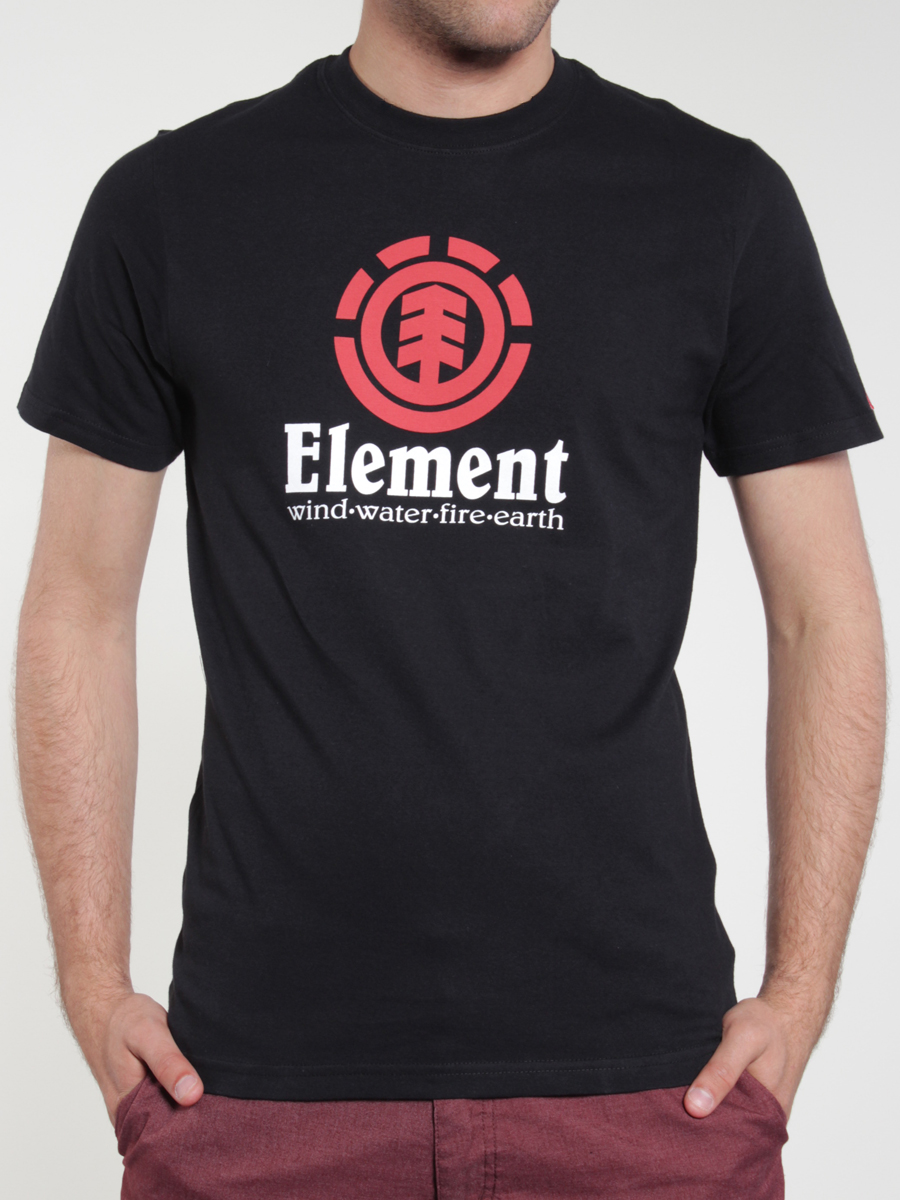 T-Shirt Element Vertical (black)