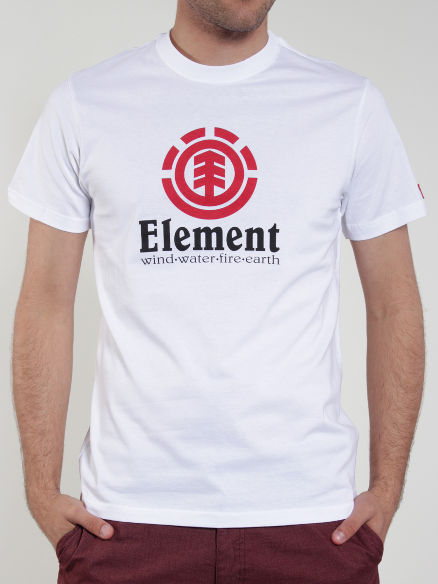 T-Shirt Element Vertical (white)