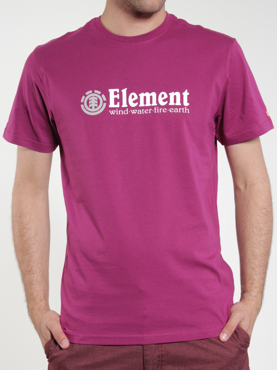 T-Shirt Element Horizontal (prune)