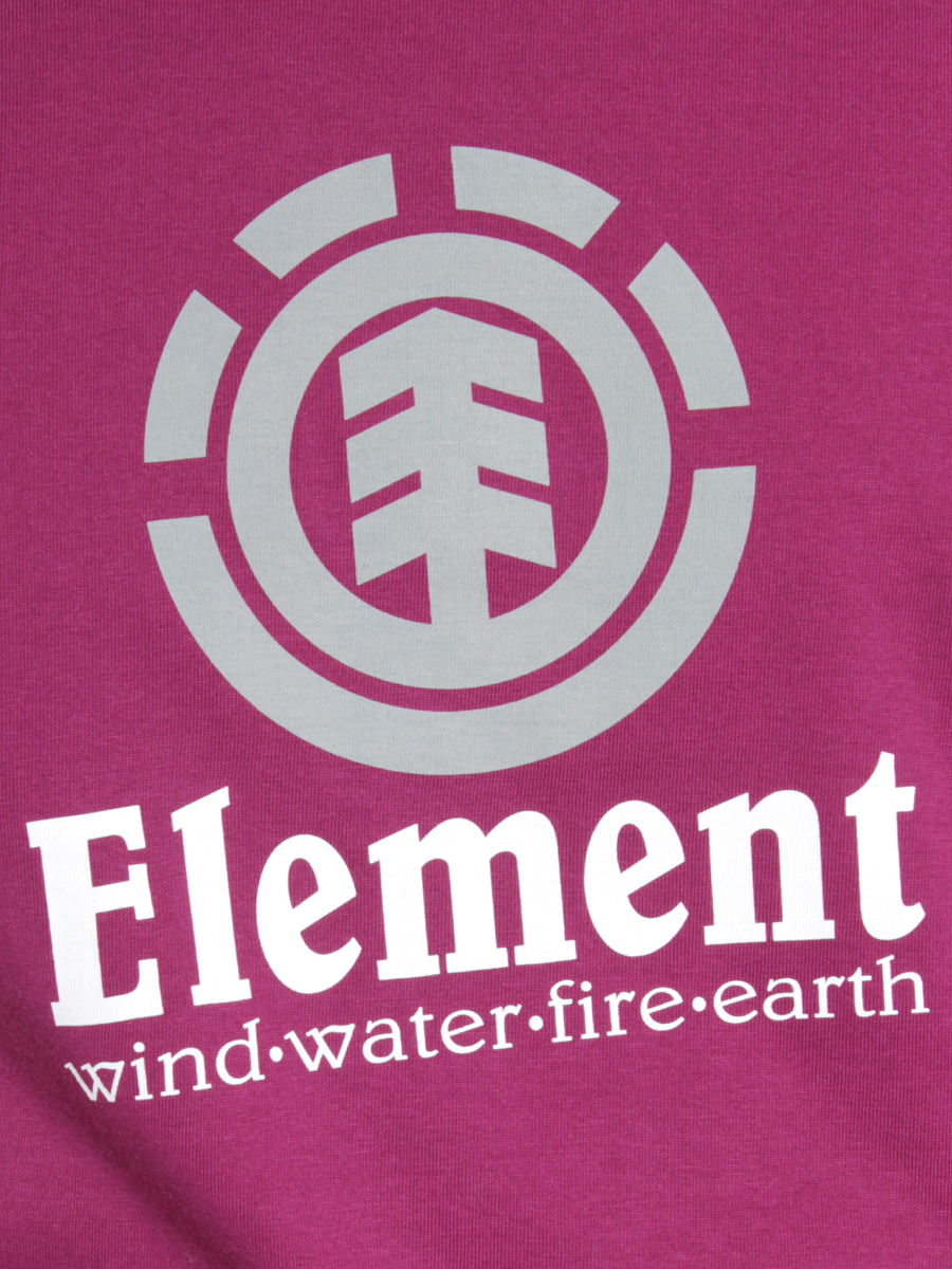 T-Shirt Element Vertical (prune)