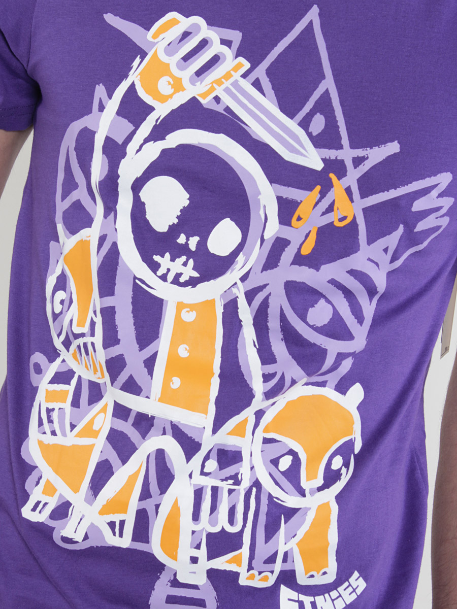 T-Shirt Etnies Creep Crew (purple)