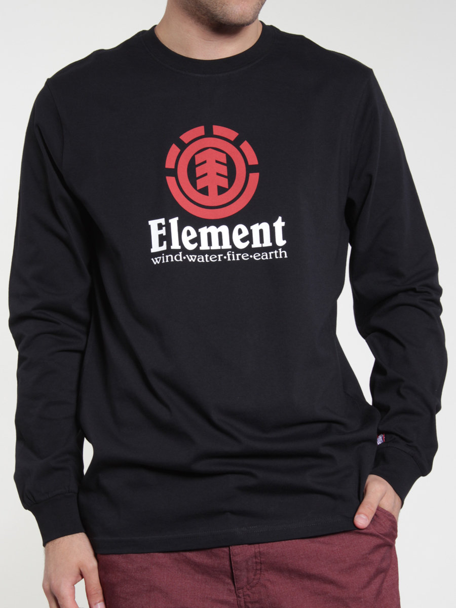 Longsleeve Element Vertical (black)