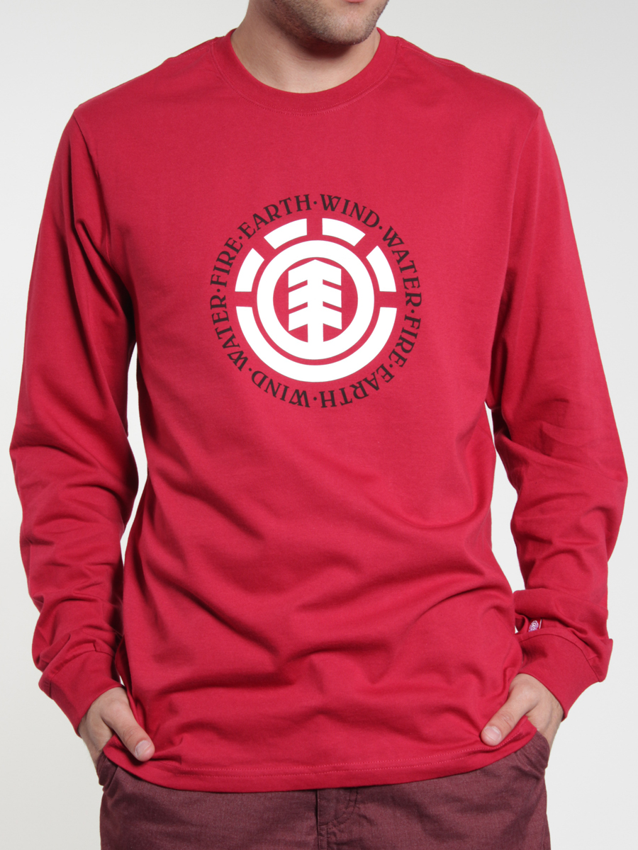 Longsleeve Element Elemental (red)