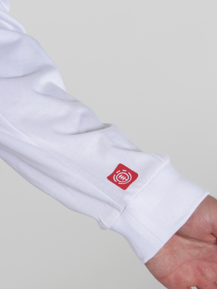 Longsleeve Element Dispersion (white)