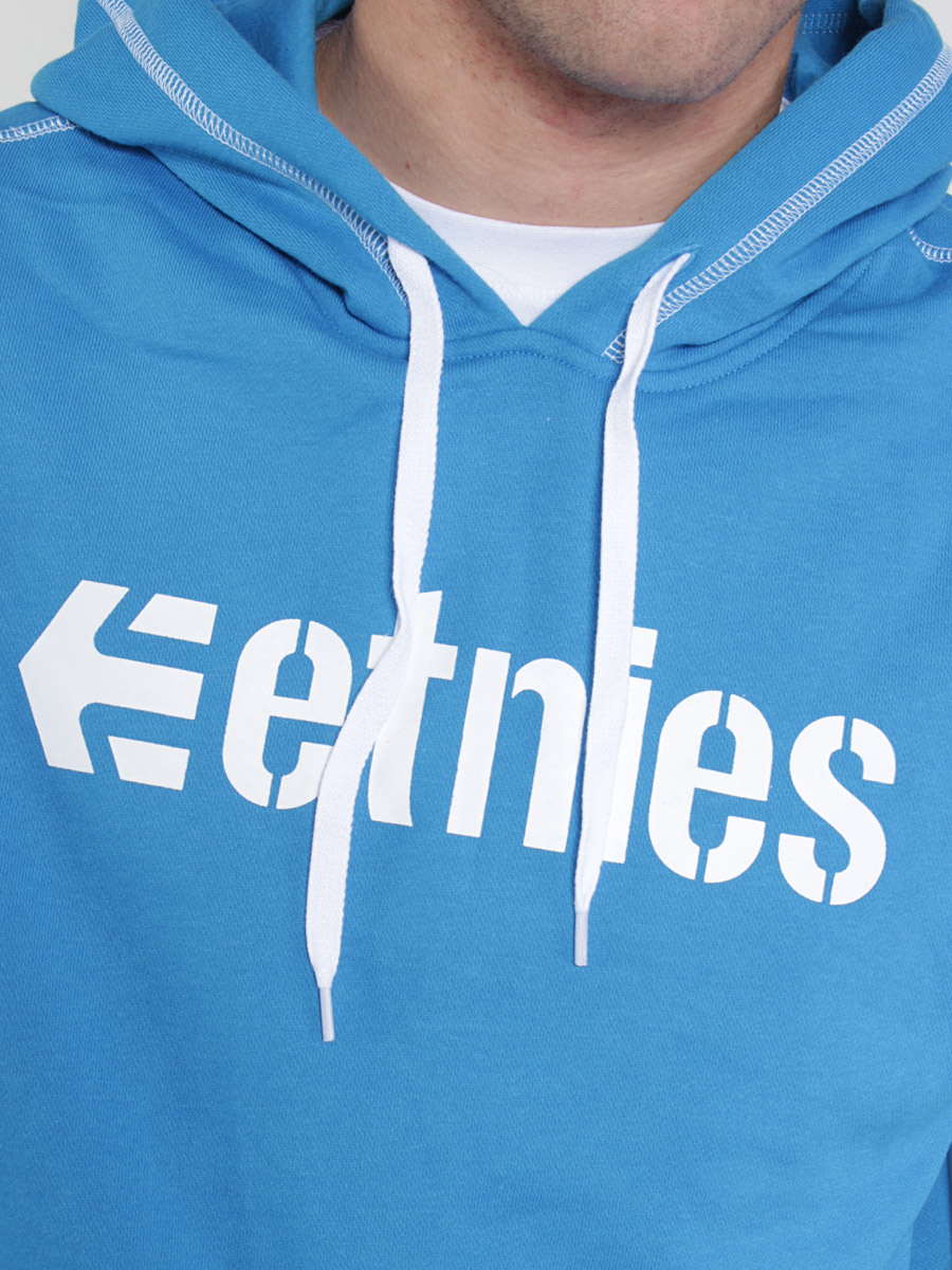 Bluza z kapturem Etnies Corporate PO (cyan)