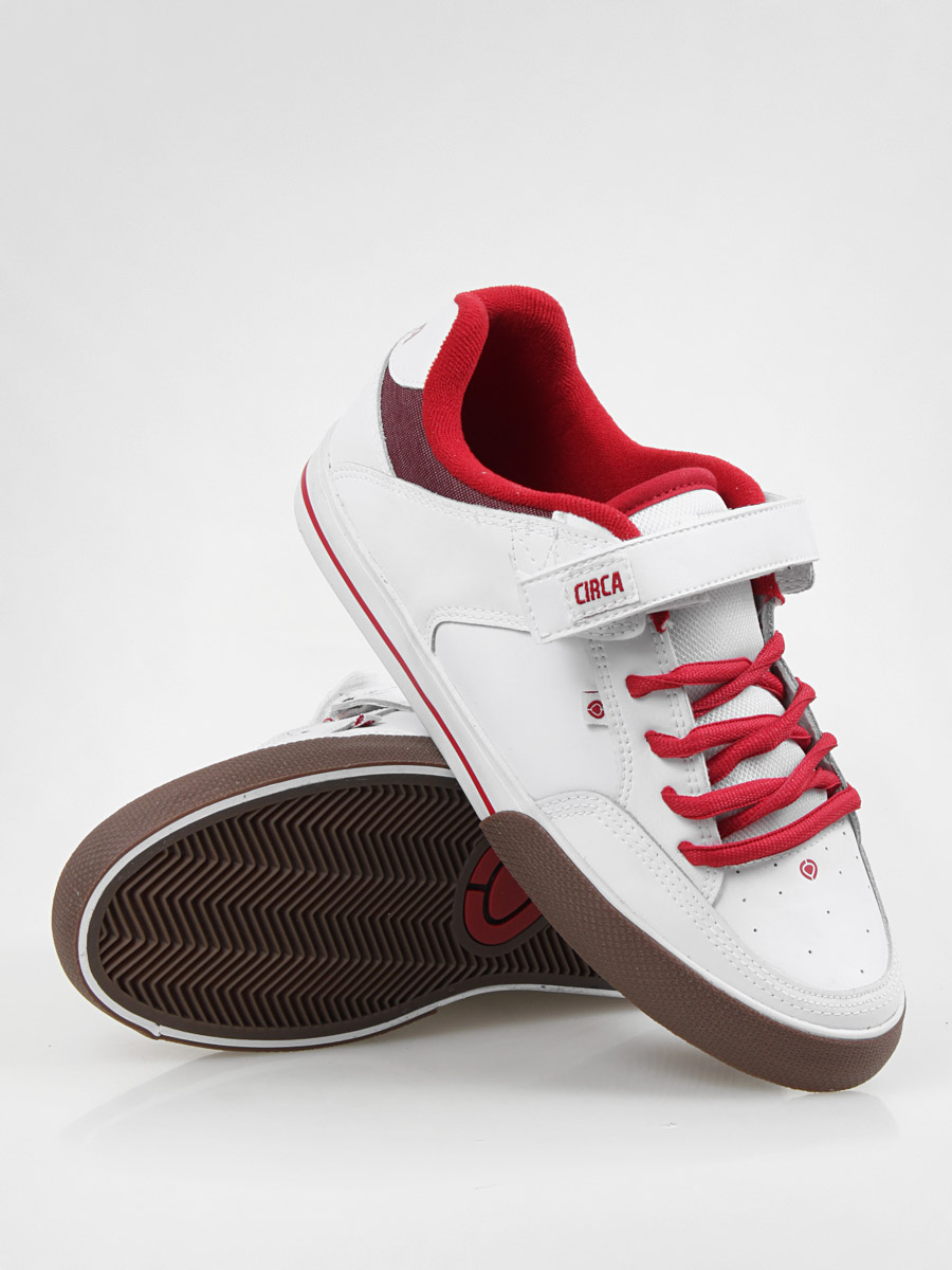 Buty Circa 205 Vulc (white/pompeian red)