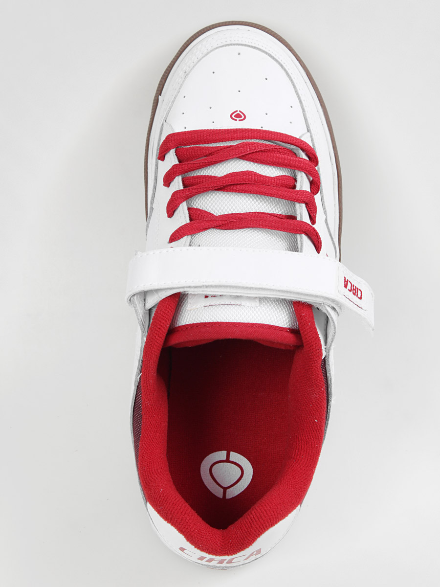Buty Circa 205 Vulc (white/pompeian red)