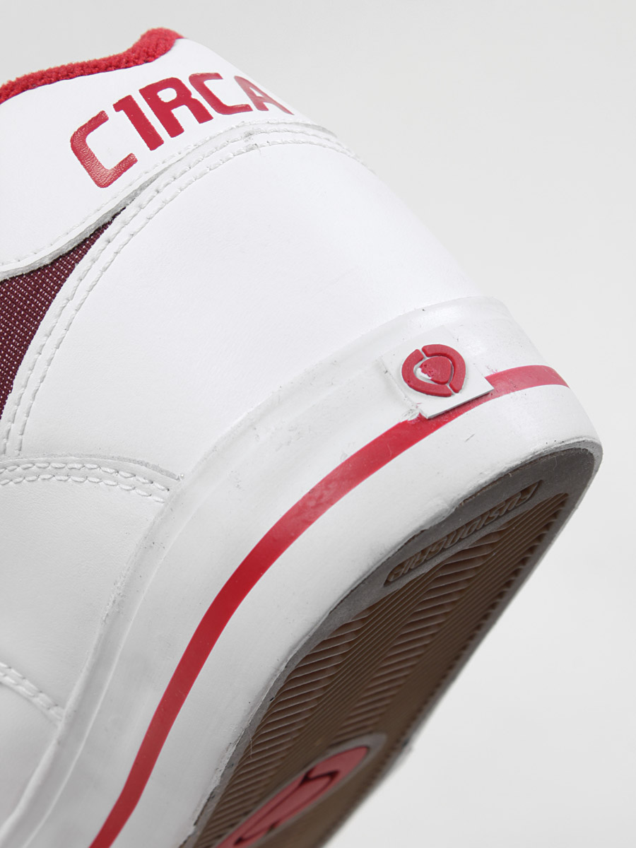 Buty Circa 205 Vulc (white/pompeian red)